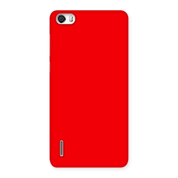 Bright Red Back Case for Honor 6