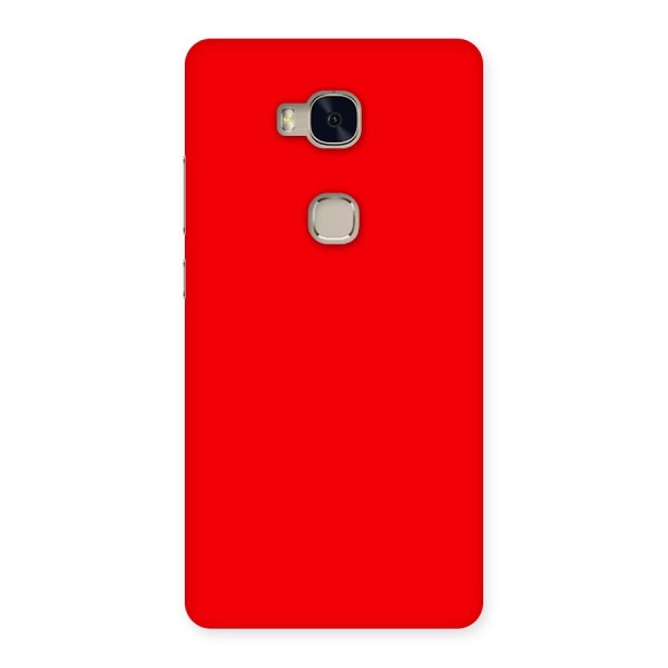 Bright Red Back Case for Huawei Honor 5X