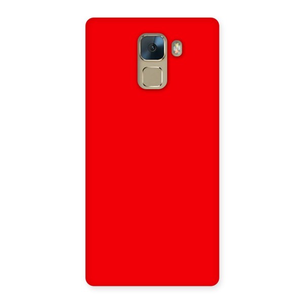 Bright Red Back Case for Huawei Honor 7