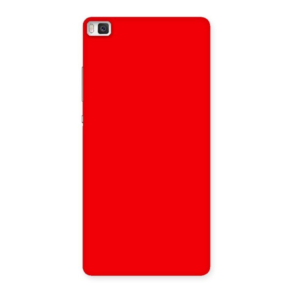 Bright Red Back Case for Huawei P8