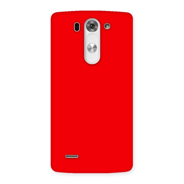 Bright Red Back Case for LG G3 Beat
