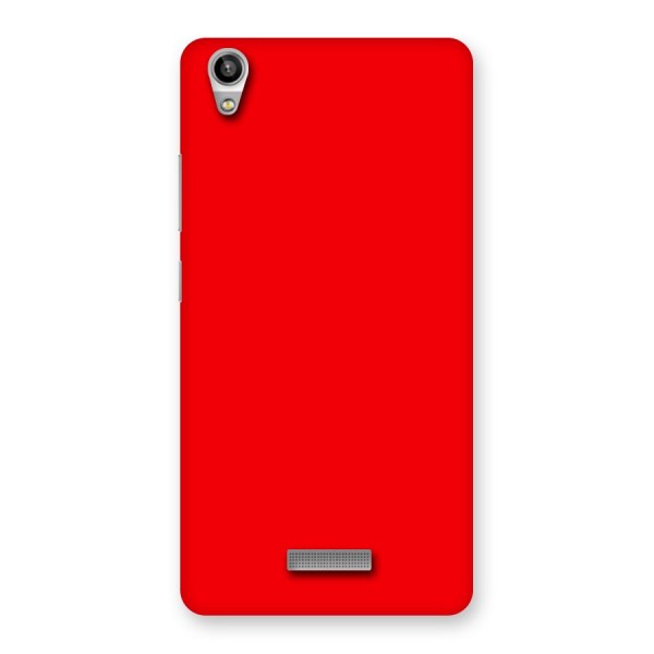 Bright Red Back Case for Lava-Pixel-V1