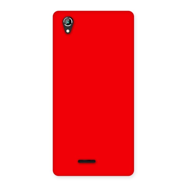 Bright Red Back Case for Lava Iris 800