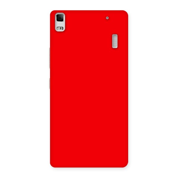 Bright Red Back Case for Lenovo K3 Note