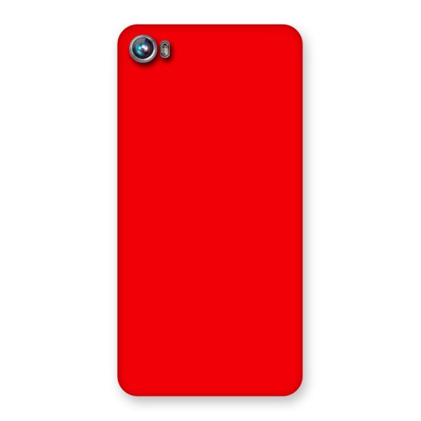 Bright Red Back Case for Micromax Canvas Fire 4 A107