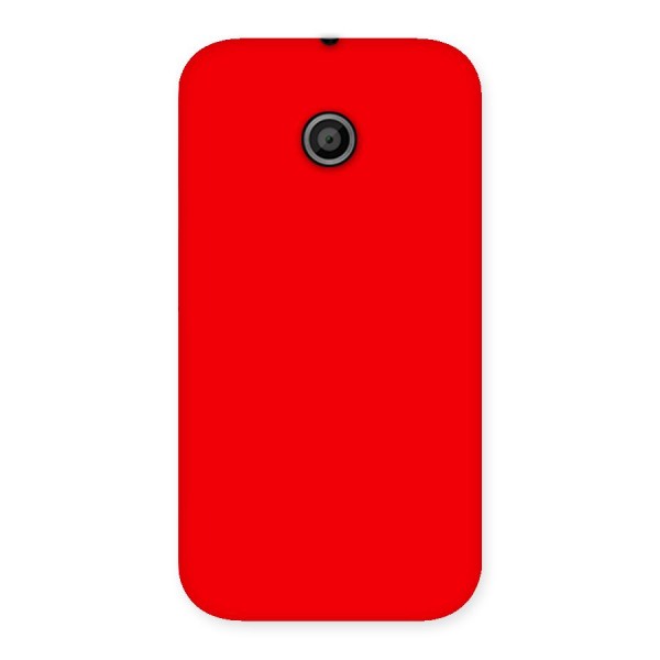 Bright Red Back Case for Moto E
