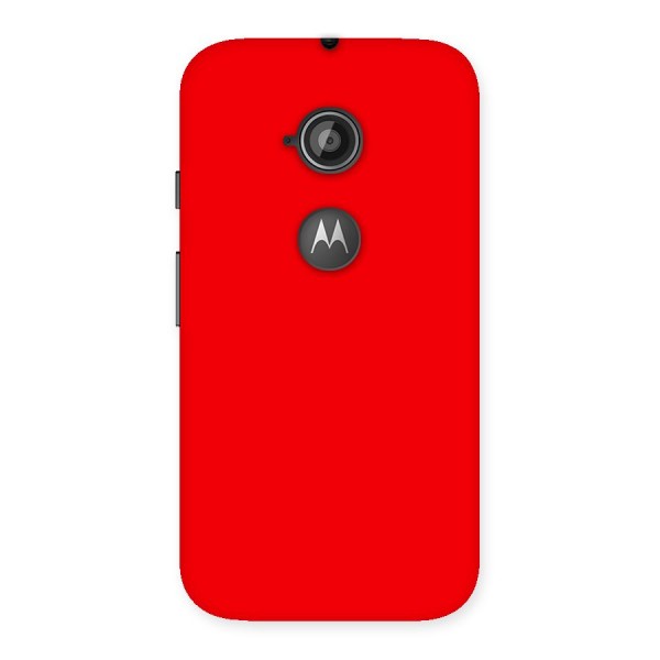 Bright Red Back Case for Moto E 2nd Gen