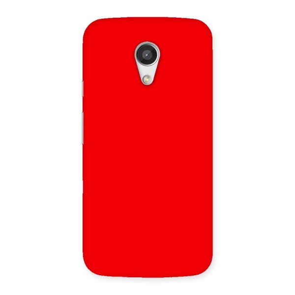 Bright Red Back Case for Moto G 2nd Gen