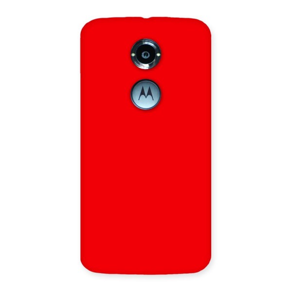 Bright Red Back Case for Moto X 2nd Gen