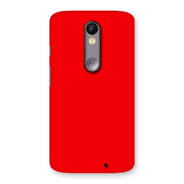 Bright Red Back Case for Moto X Force
