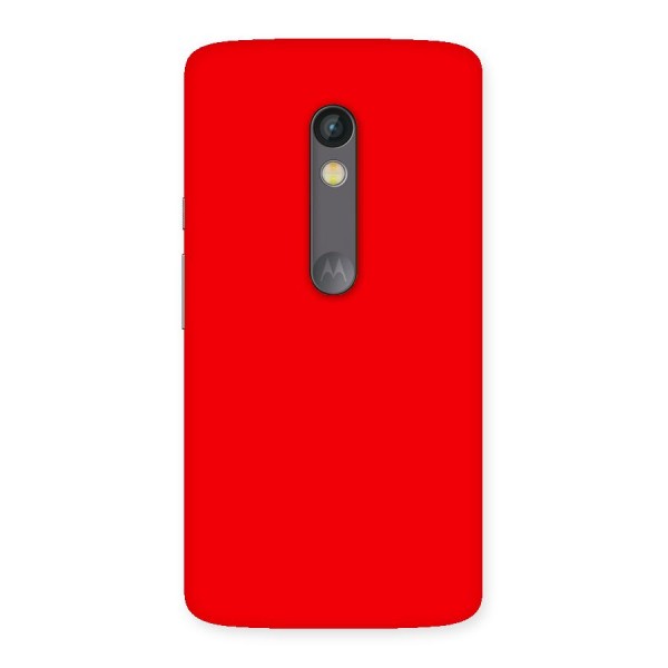 Bright Red Back Case for Moto X Play