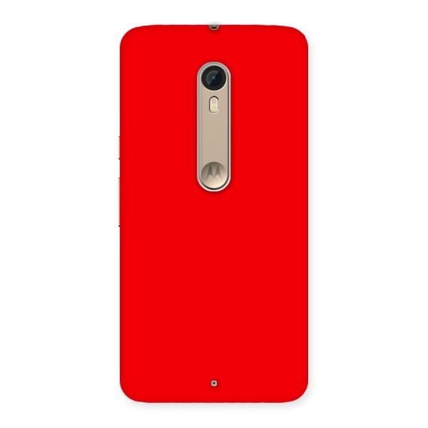 Bright Red Back Case for Motorola Moto X Style