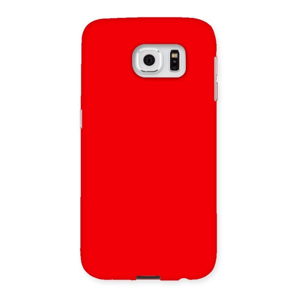 Bright Red Back Case for Samsung Galaxy S6
