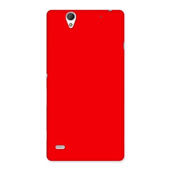 Bright Red Back Case for Sony Xperia C4