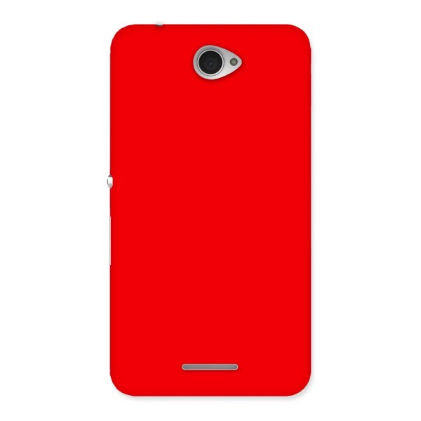 Bright Red Back Case for Sony Xperia E4