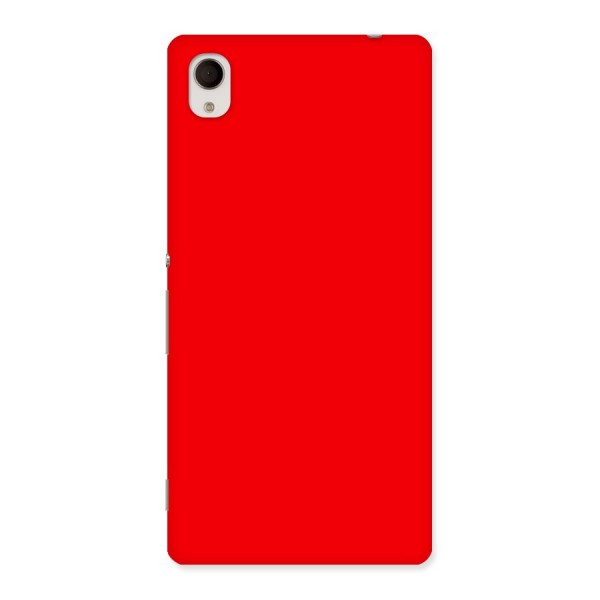 Bright Red Back Case for Sony Xperia M4