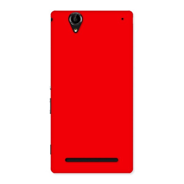 Bright Red Back Case for Sony Xperia T2