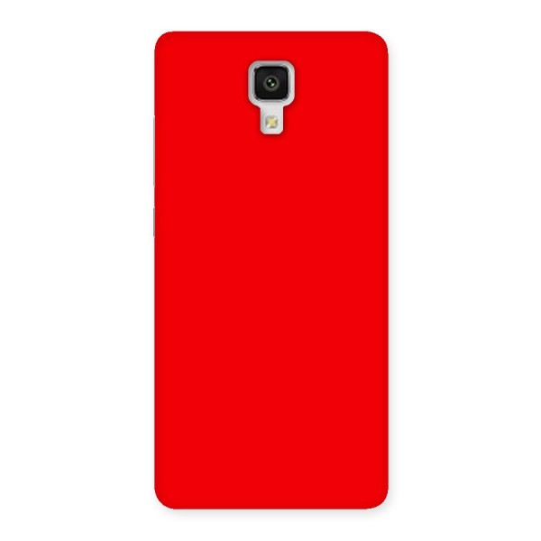 Bright Red Back Case for Xiaomi Mi 4