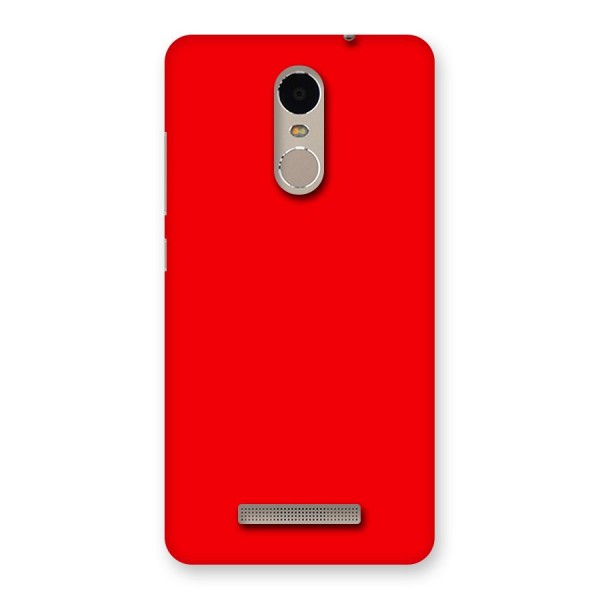 Bright Red Back Case for Xiaomi Redmi Note 3