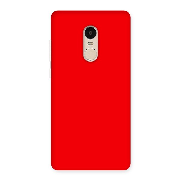 Bright Red Back Case for Xiaomi Redmi Note 4