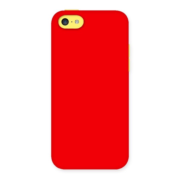 Bright Red Back Case for iPhone 5C