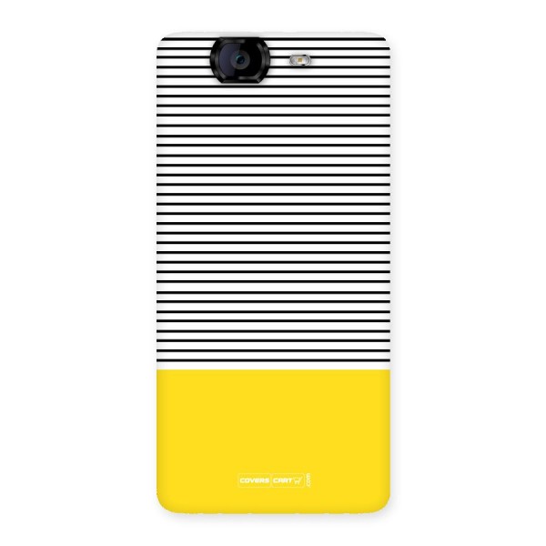Bright Yellow Stripes Back Case for Canvas Knight A350