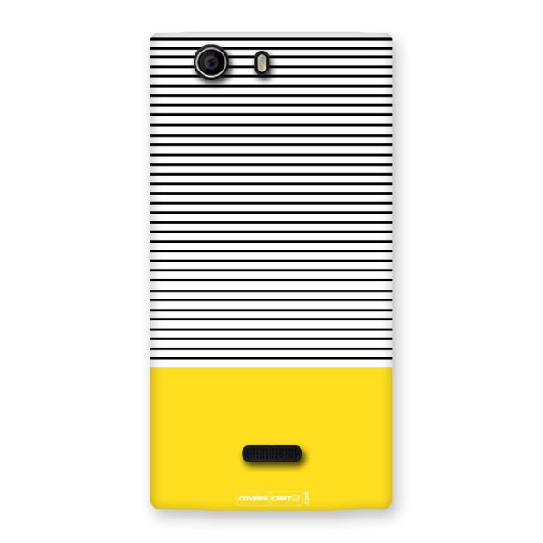Bright Yellow Stripes Back Case for Canvas Nitro 2 E311