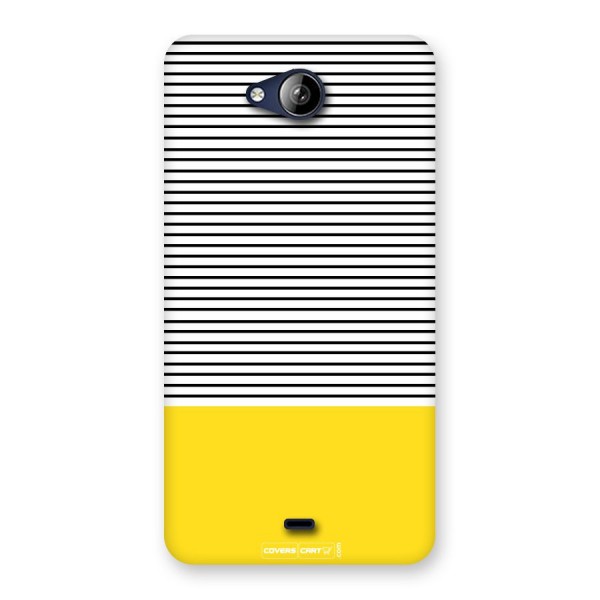 Bright Yellow Stripes Back Case for Canvas Play Q355