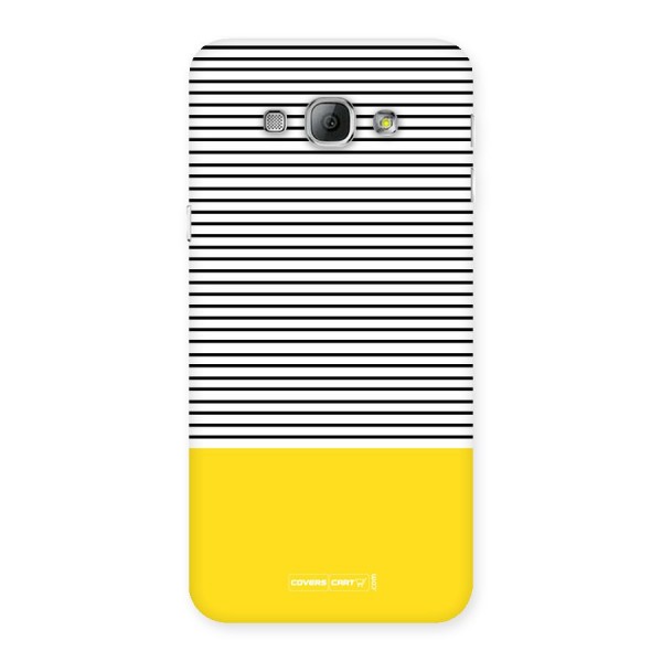 Bright Yellow Stripes Back Case for Galaxy A8