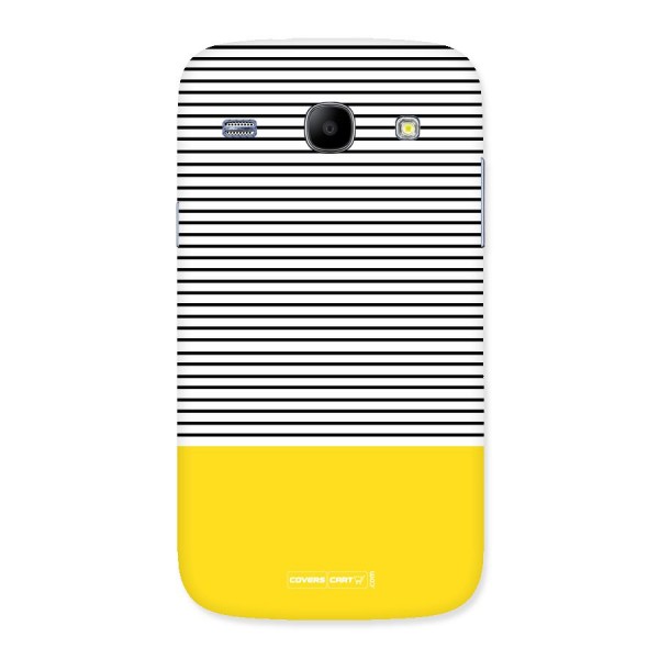 Bright Yellow Stripes Back Case for Galaxy Core
