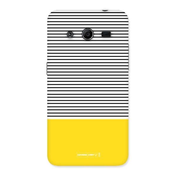 Bright Yellow Stripes Back Case for Galaxy Core 2