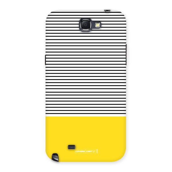 Bright Yellow Stripes Back Case for Galaxy Note 2