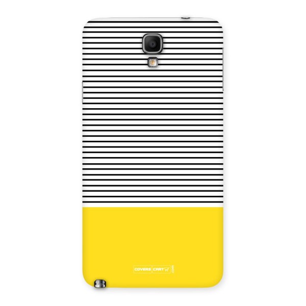 Bright Yellow Stripes Back Case for Galaxy Note 3 Neo