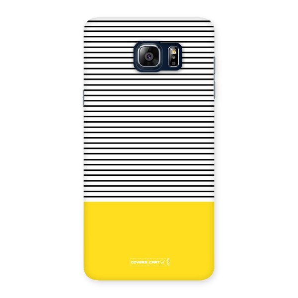 Bright Yellow Stripes Back Case for Galaxy Note 5
