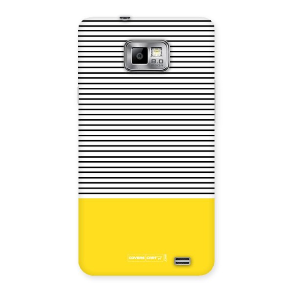 Bright Yellow Stripes Back Case for Galaxy S2