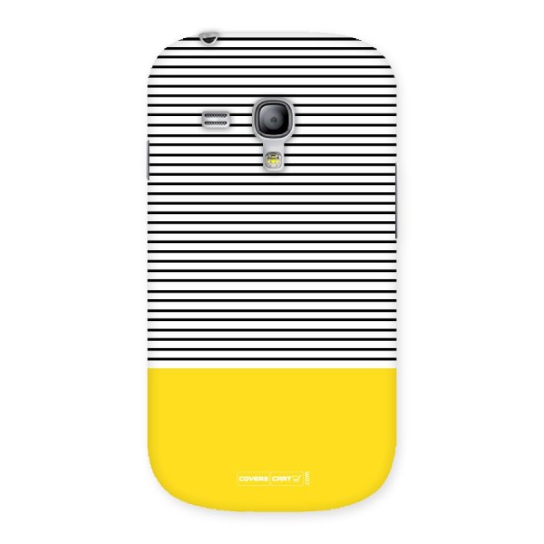Bright Yellow Stripes Back Case for Galaxy S3 Mini