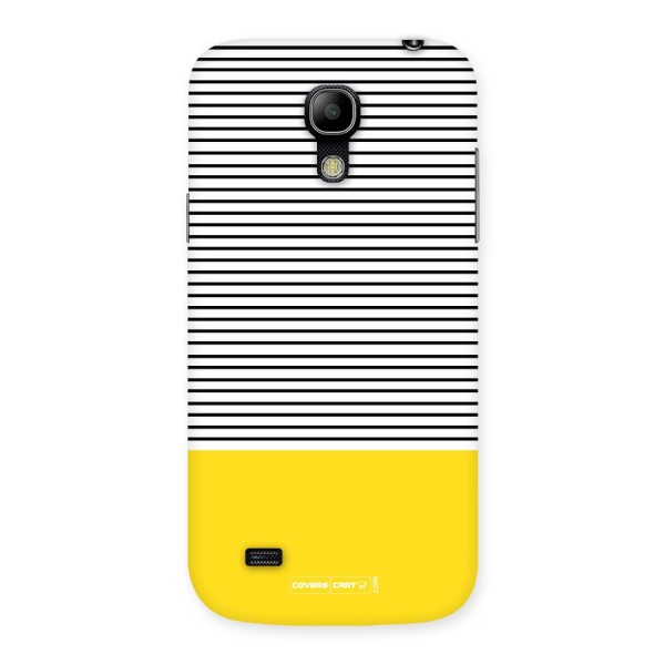 Bright Yellow Stripes Back Case for Galaxy S4 Mini