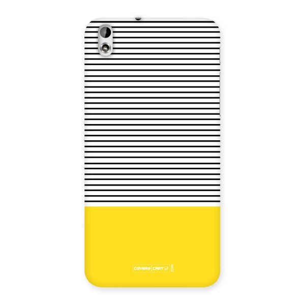 Bright Yellow Stripes Back Case for HTC Desire 816