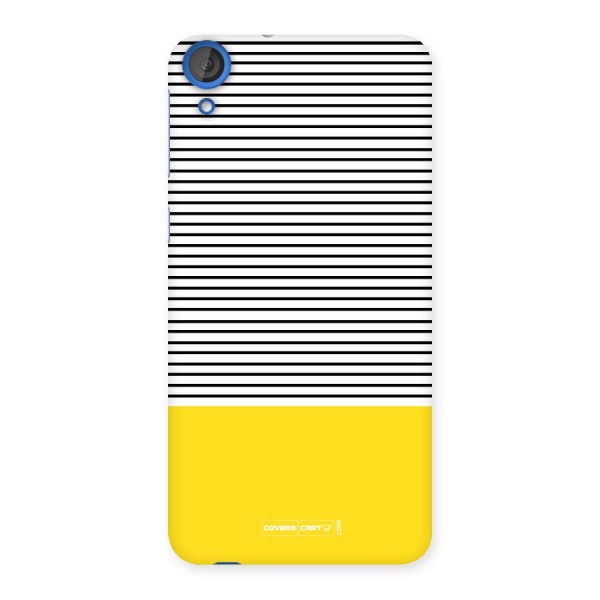 Bright Yellow Stripes Back Case for HTC Desire 820s