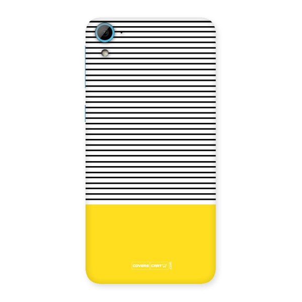 Bright Yellow Stripes Back Case for HTC Desire 826