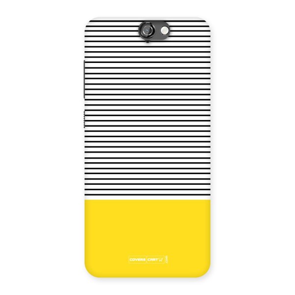 Bright Yellow Stripes Back Case for HTC One A9
