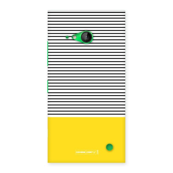 Bright Yellow Stripes Back Case for Lumia 730