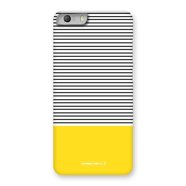 Bright Yellow Stripes Back Case for Micromax Canvas Knight 2