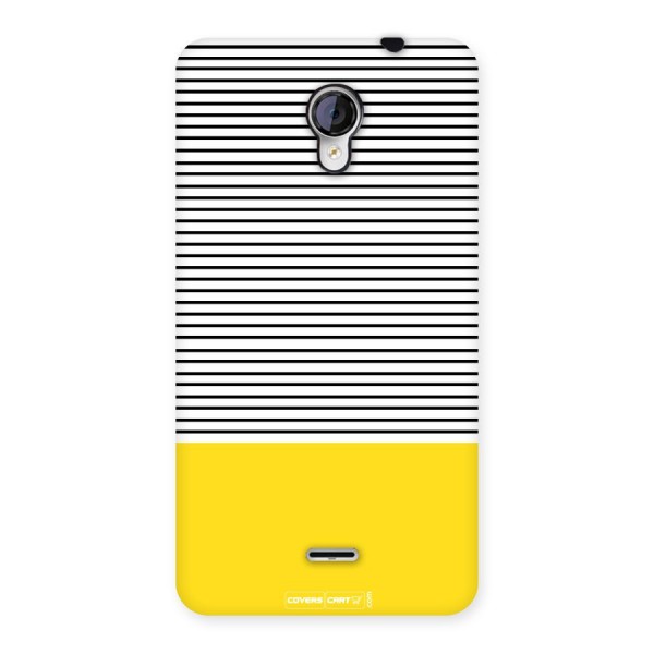Bright Yellow Stripes Back Case for Micromax Unite 2 A106