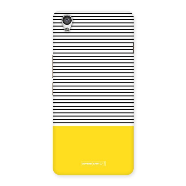 Bright Yellow Stripes Back Case for OnePlus X