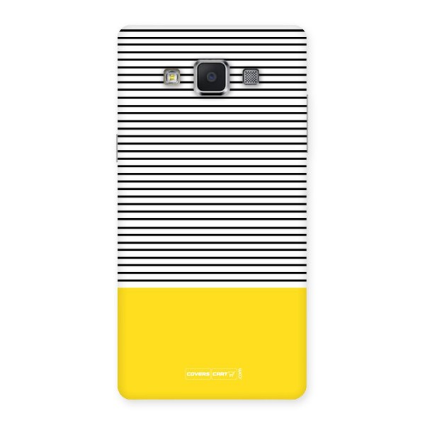 Bright Yellow Stripes Back Case for Samsung Galaxy A5