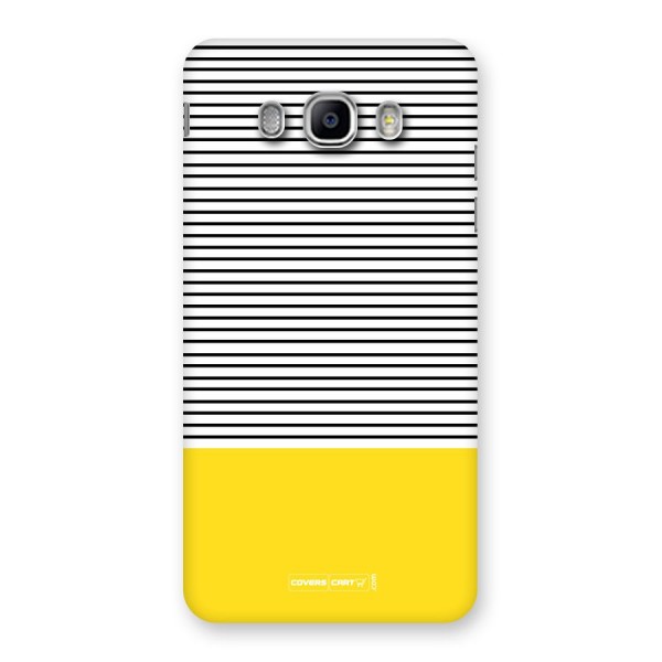 Bright Yellow Stripes Back Case for Samsung Galaxy J5 2016