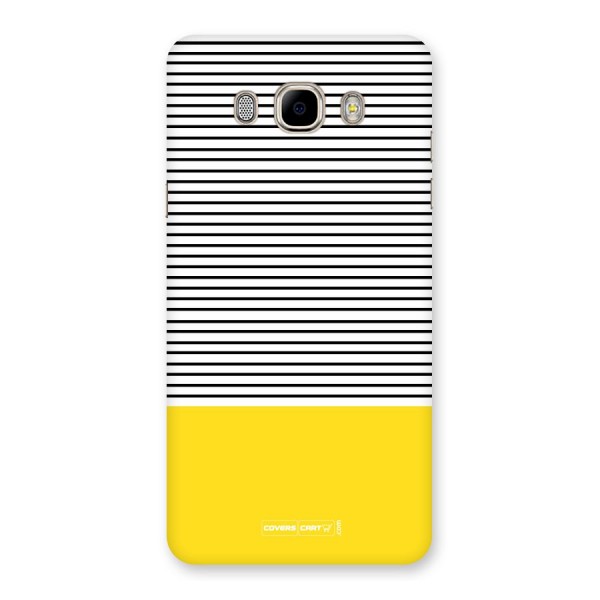 Bright Yellow Stripes Back Case for Samsung Galaxy J7 2016