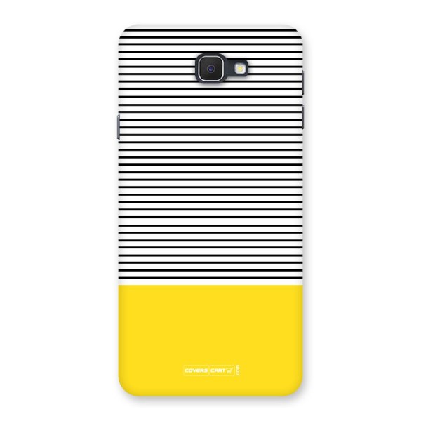 Bright Yellow Stripes Back Case for Samsung Galaxy J7 Prime