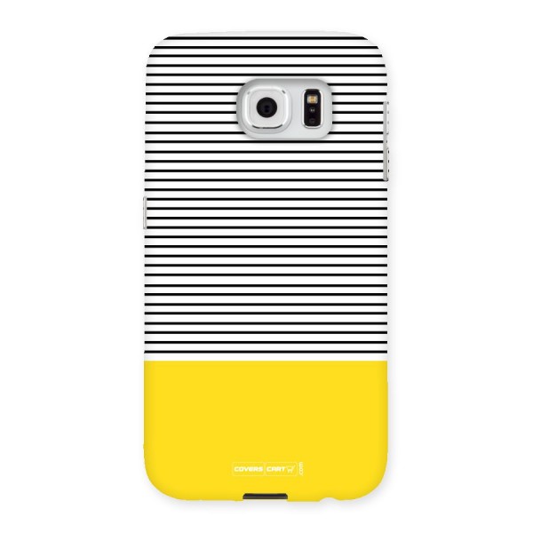 Bright Yellow Stripes Back Case for Samsung Galaxy S6